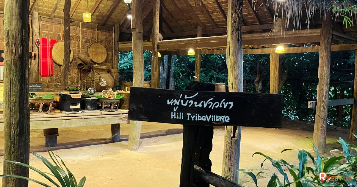 Visit the hill tribe village at Siam Niramit Phuket